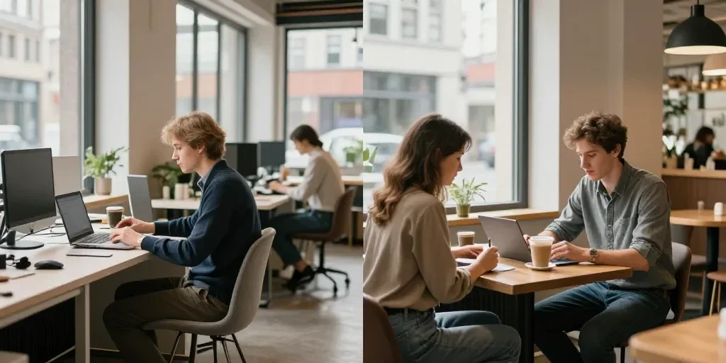 Anticafé vs coworking traditionnel : le match que personne n'ose faire