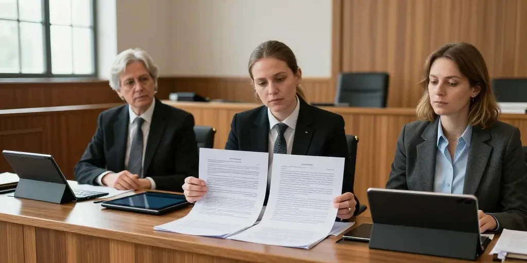 De la plateforme à la salle d'audience : anatomie d'un processus réel