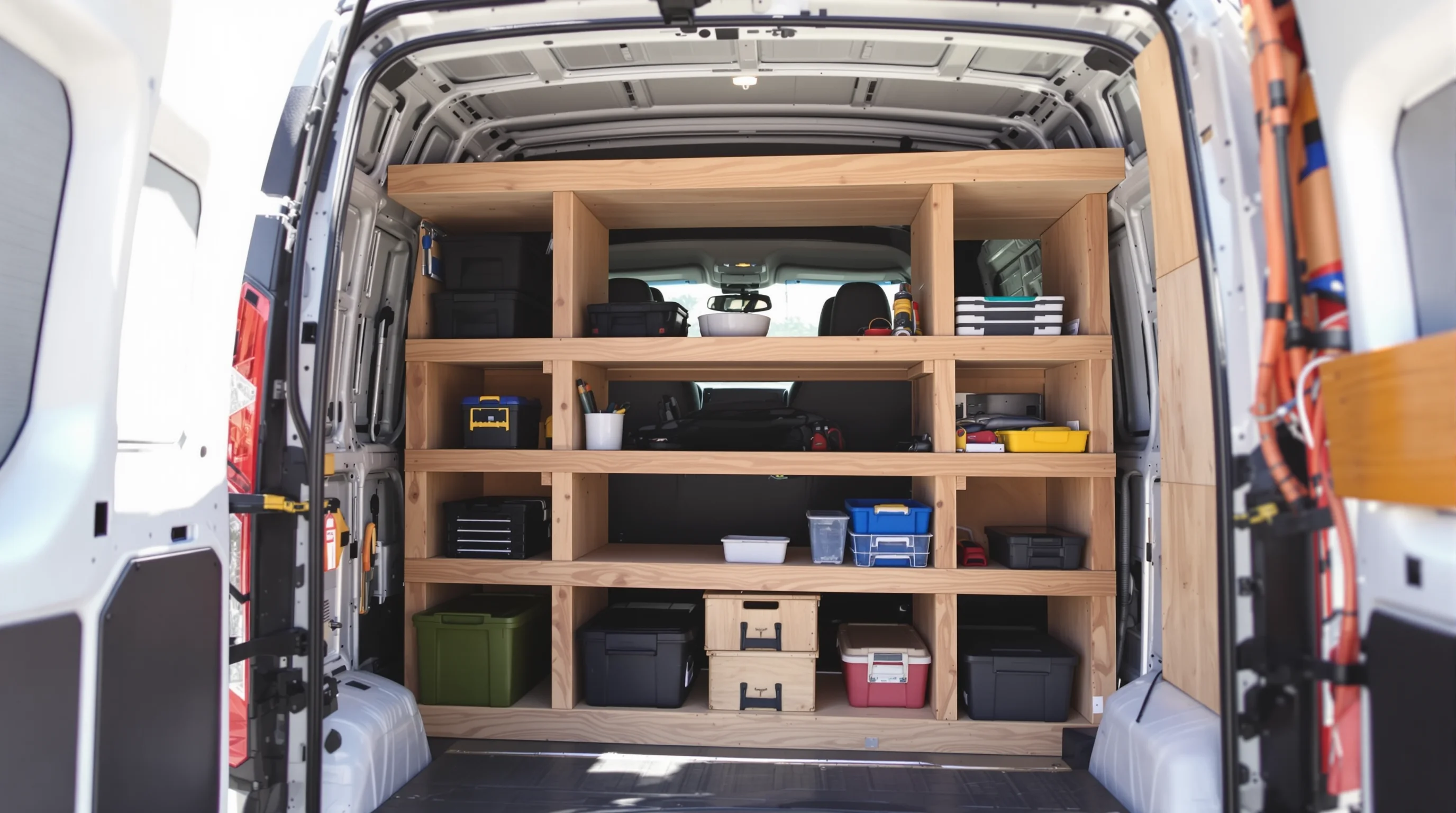 Étagère en bois : optimiser votre véhicule utilitaire facilement