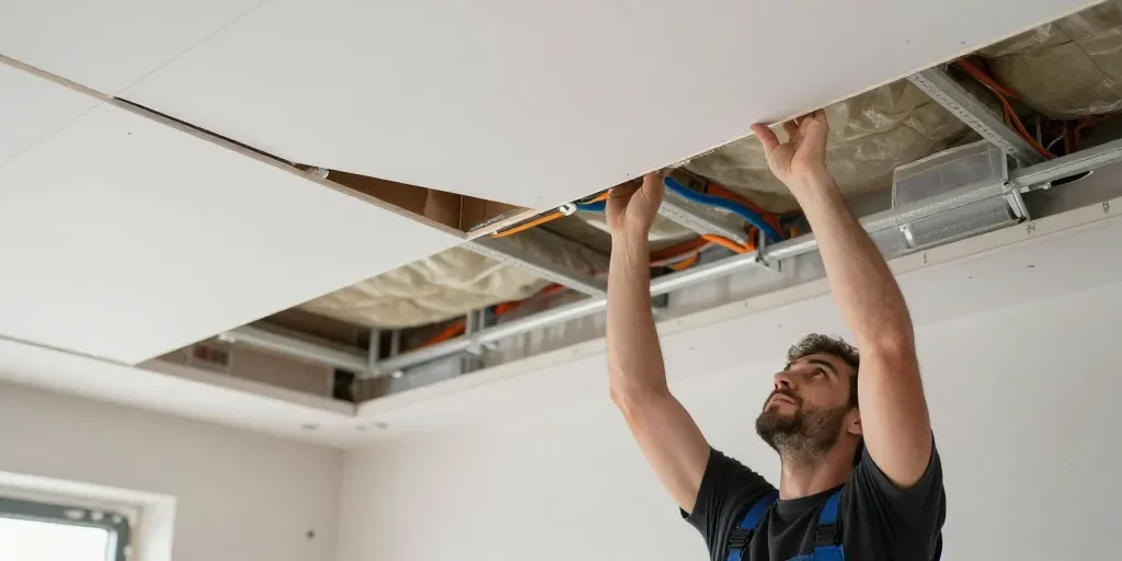 Faire un faux plafond prix : les vrais coûts cachés que les devis oublient de mentionner