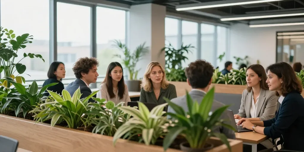 Les espaces verts peuvent-ils améliorer l’environnement de travail en entreprise ?