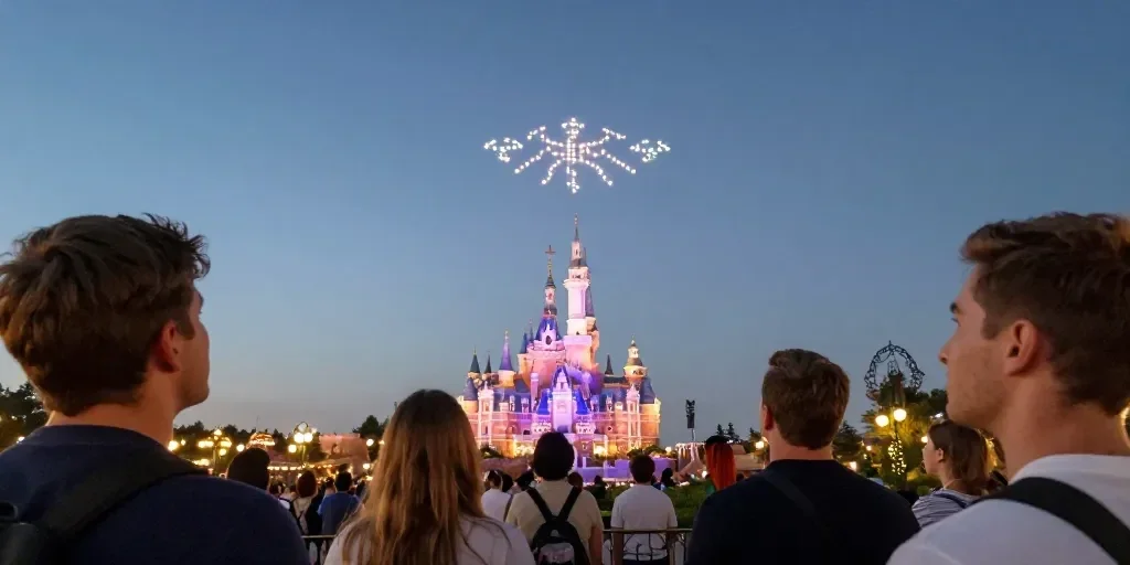 Où regarder le spectacle de drones pour maximiser votre expérience