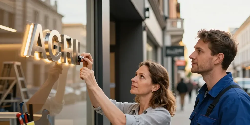 Pourquoi choisir une enseigne publicitaire sur mesure pour son activité ?