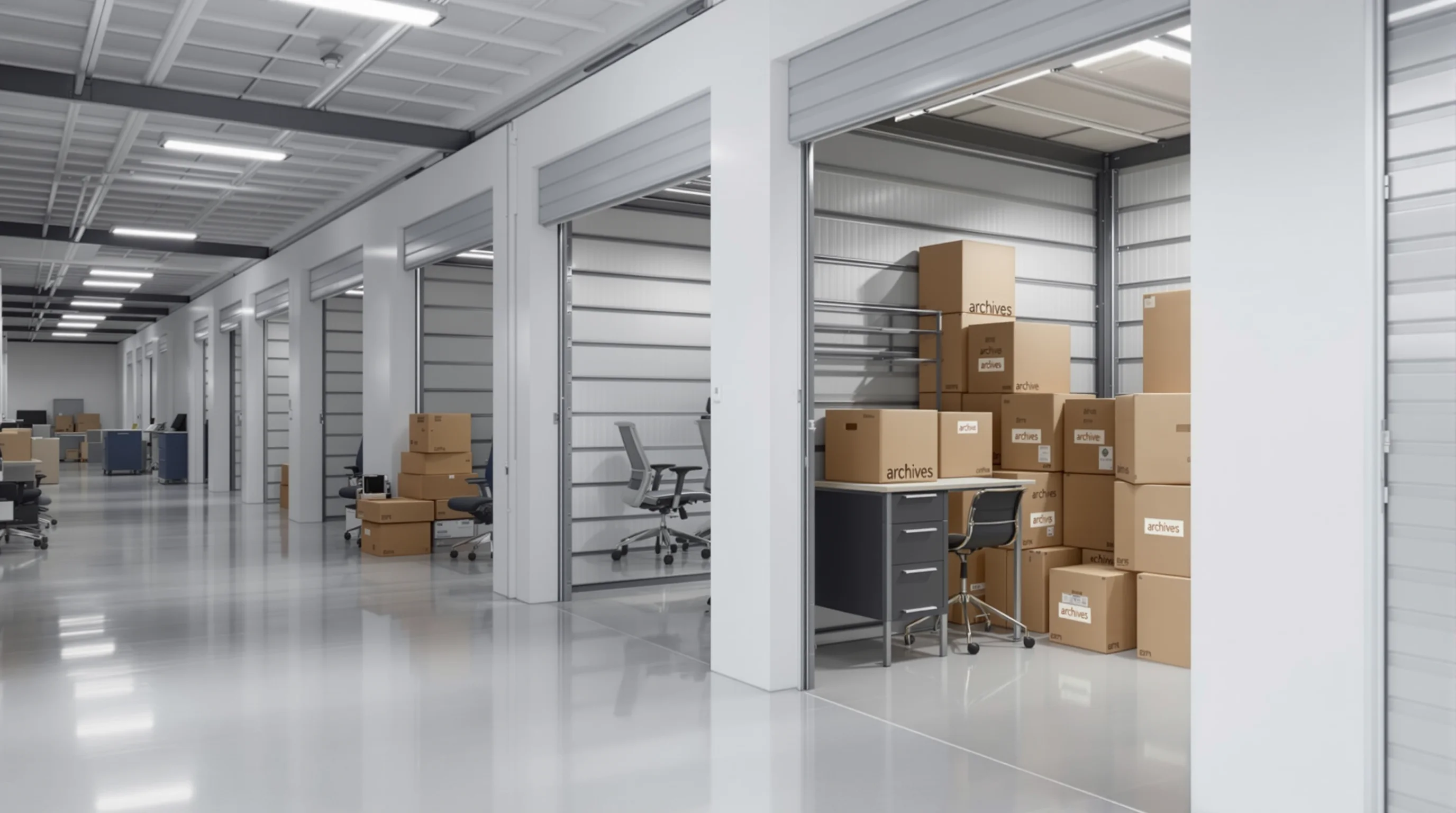 Pourquoi les entreprises choisissent-elles de louer un box pour stocker meubles et archives ?