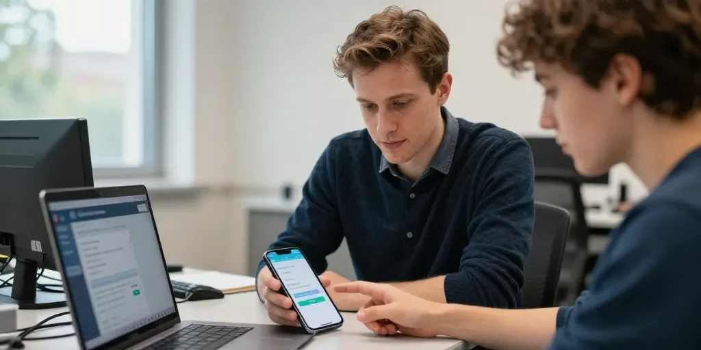 Zimbra Univ Lille : le paramétrage iPhone et Android étape par étape