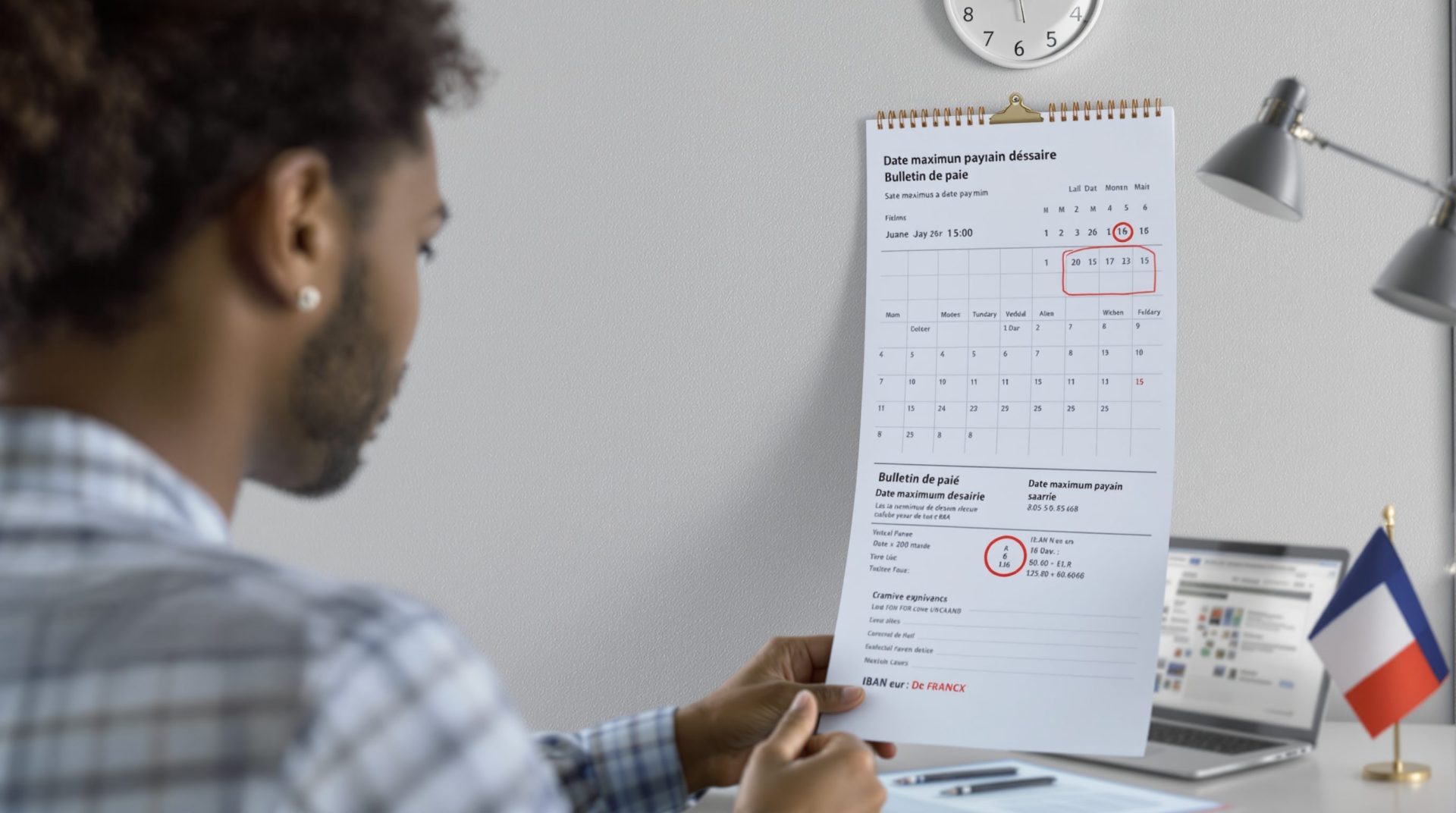 date maximale paiement salaire