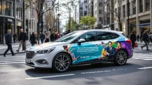 marquage publicitaire voiture