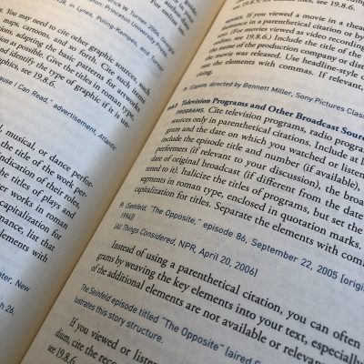 Comment citer un document de recherche : guide des styles de citation