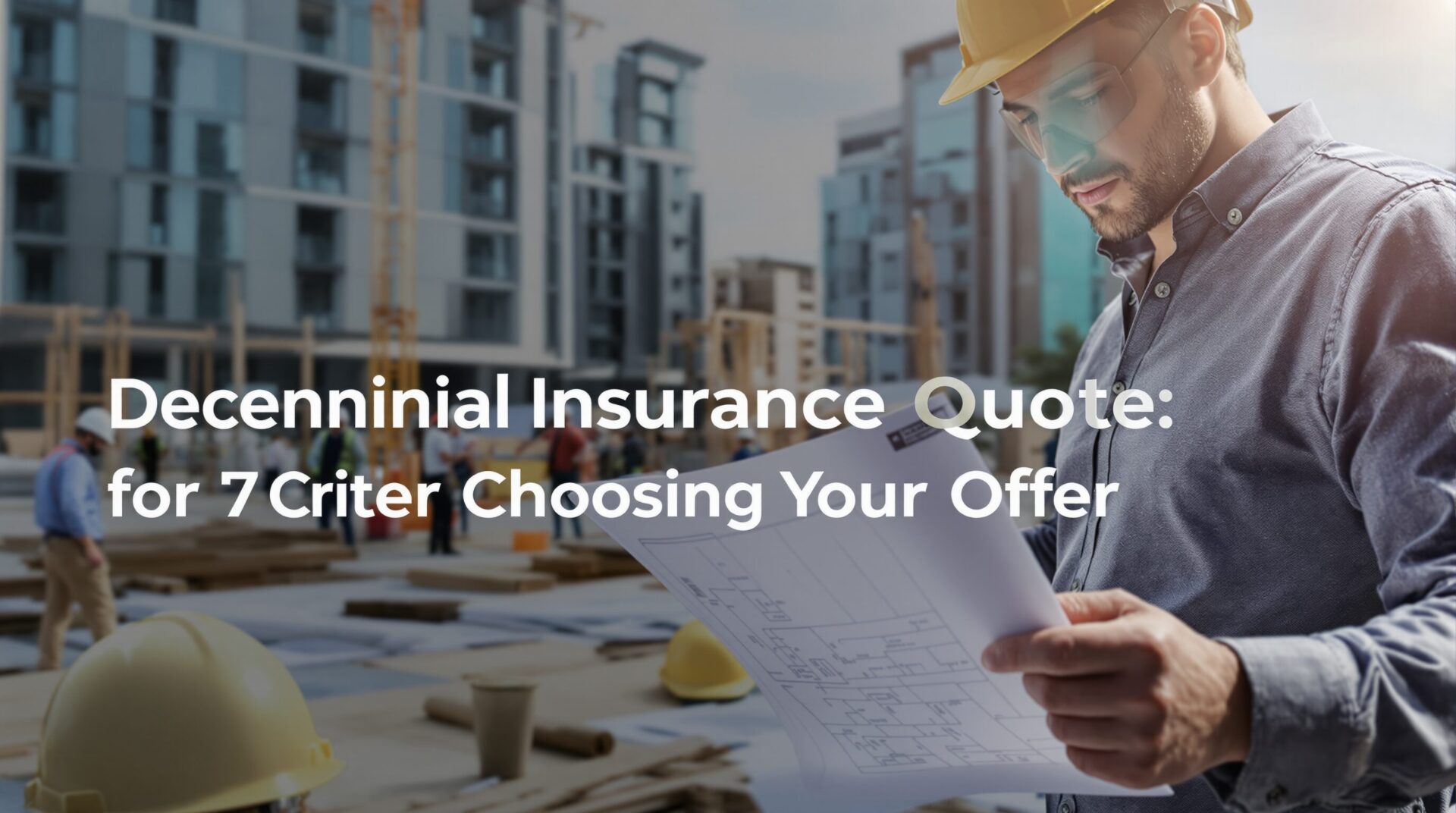 Devis assurance décennale : les 7 critères pour choisir la meilleure offre