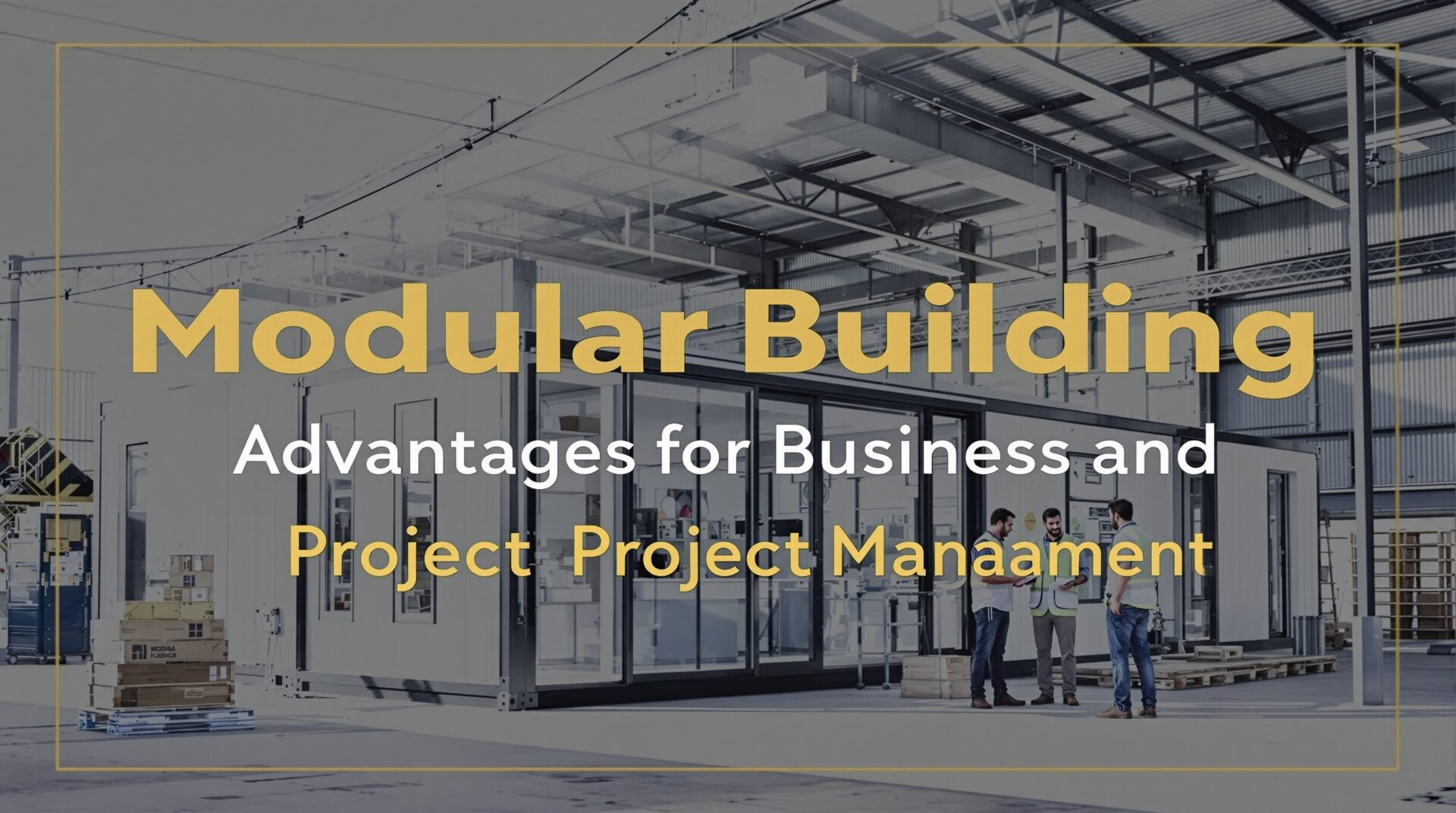 Bâtiment modulaire : les avantages pour l’entreprise et la gestion de projet