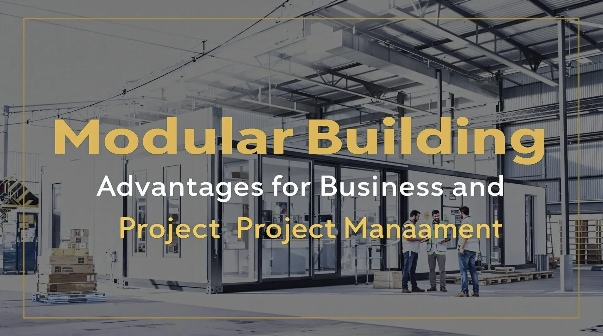 Bâtiment modulaire : les avantages pour l’entreprise et la gestion de projet