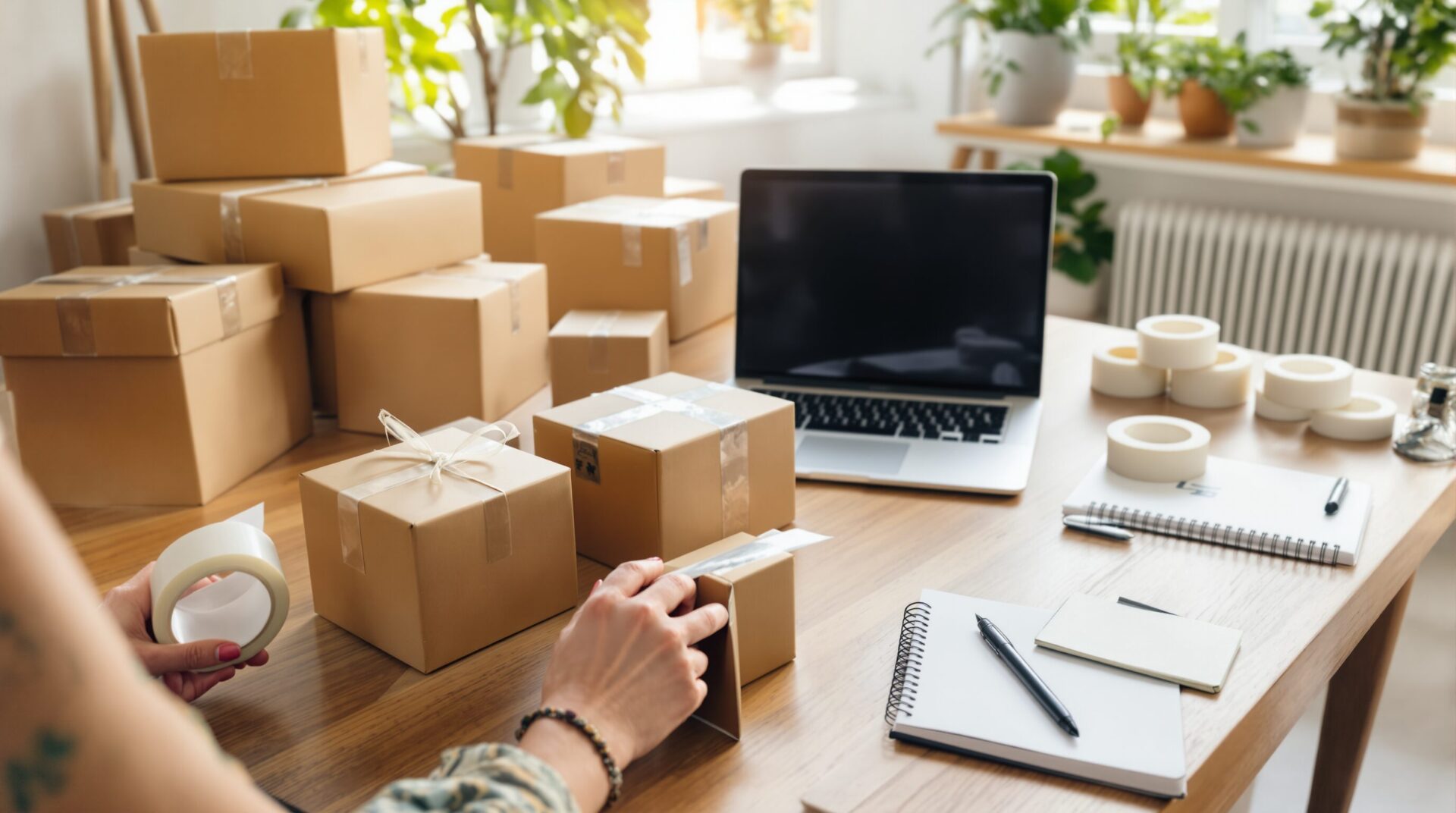 travailler à domicile emballage