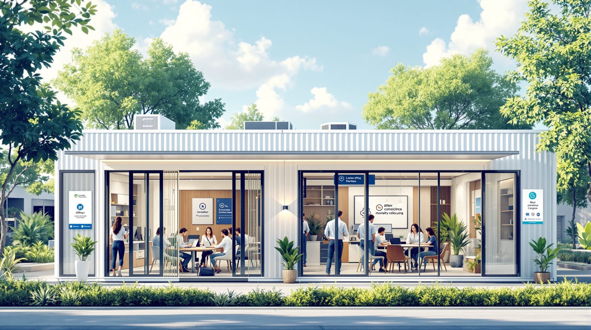 Location bâtiment modulaire : les avantages pour optimiser l’espace d’entreprise