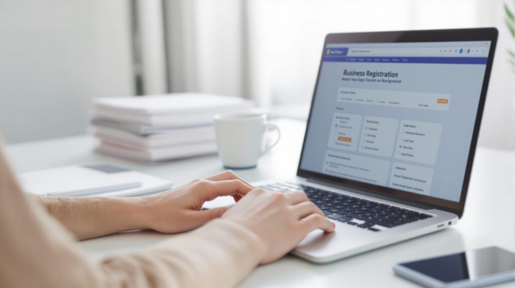 création entreprise en ligne