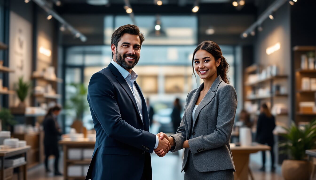 définition magasin franchisé