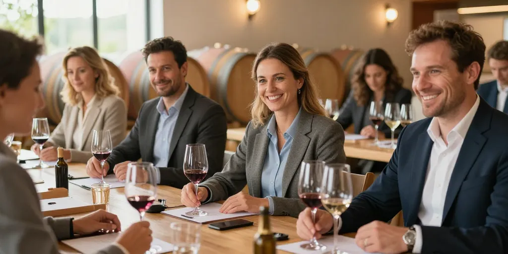 animation autour du vin