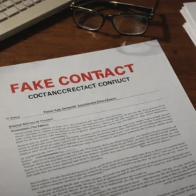faire un faux contrat de travail risque