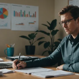 bilan financier négatif